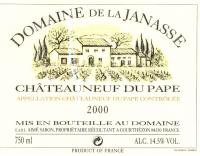 2005 Janasse Chateauneuf du Pape